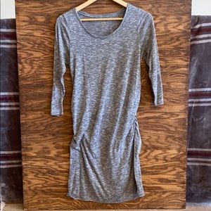 Grey rouched dress